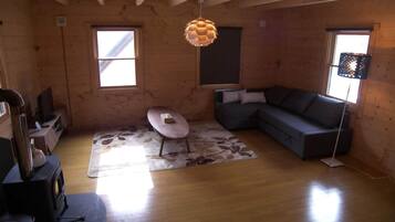 Télévision, cheminée