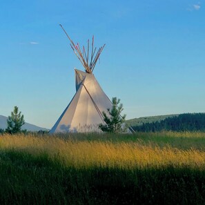 Point of interest - Bird Lodge Tipi at Stepping Stone (Bigfork)