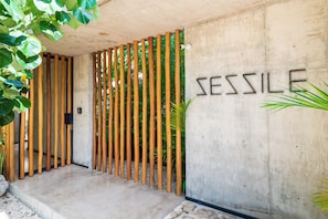 Fassade der Unterkunft