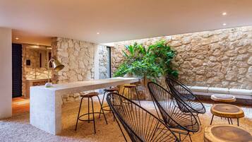 Sala de estar en el lobby