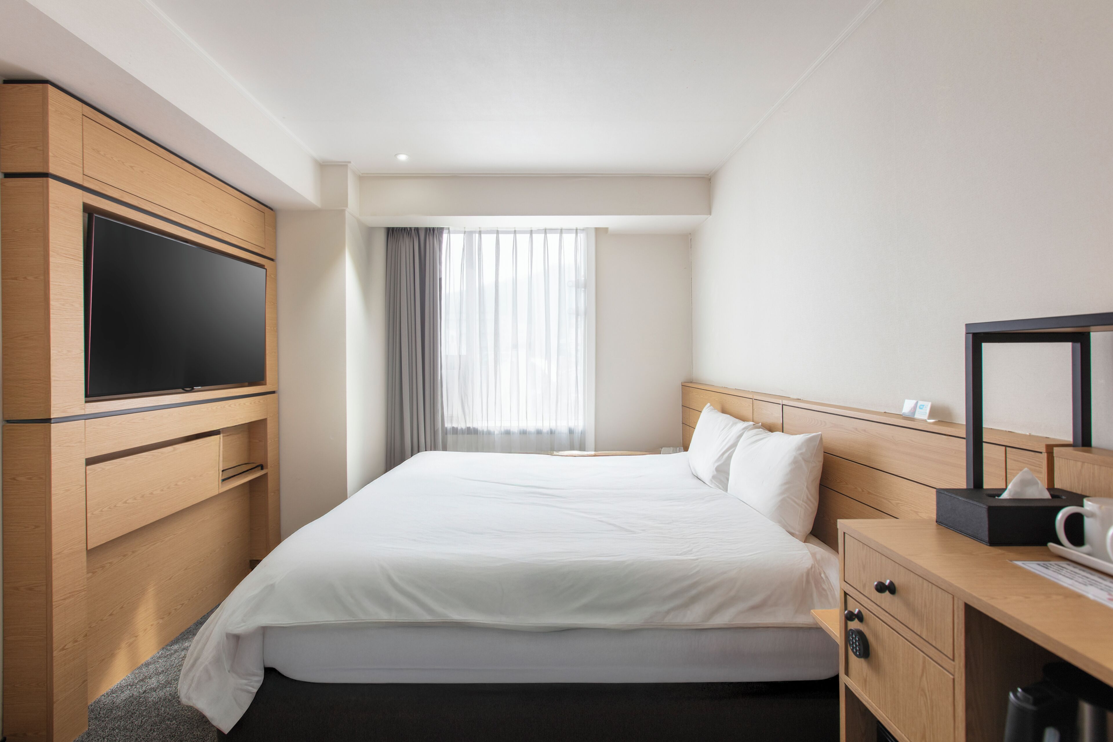 Hollywood Double | Pengeskab på værelset, mørklægningsgardiner, gratis Wi-Fi, sengetøj