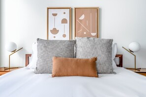 1 室のベッドルーム、アイロン / アイロン台、WiFi、ベッドシーツ