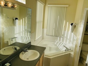 Hair dryer, towels