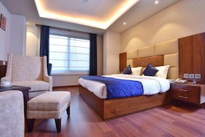 1 slaapkamer, een kluis op de kamer, geluiddichte muren