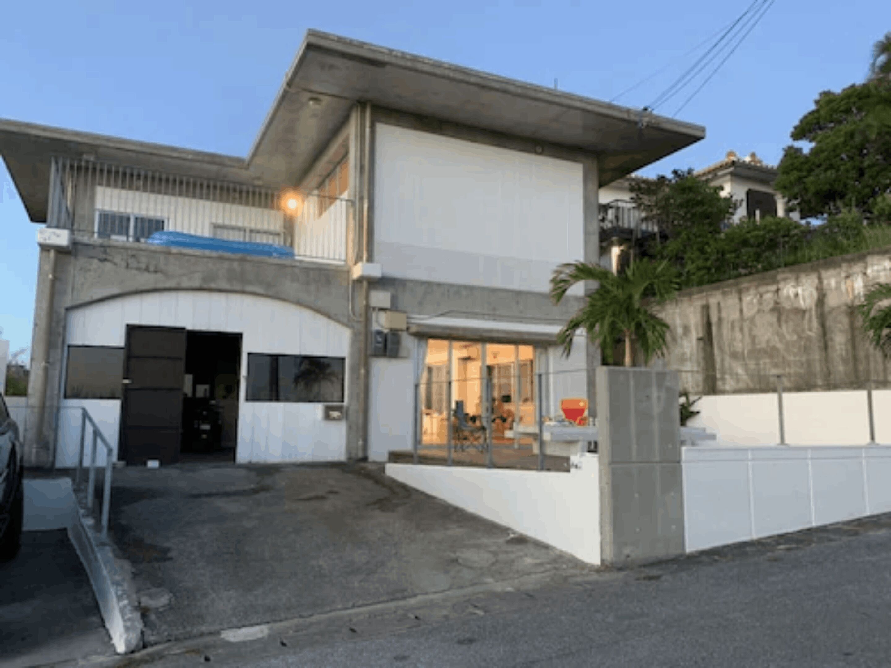 Fachada da propriedade