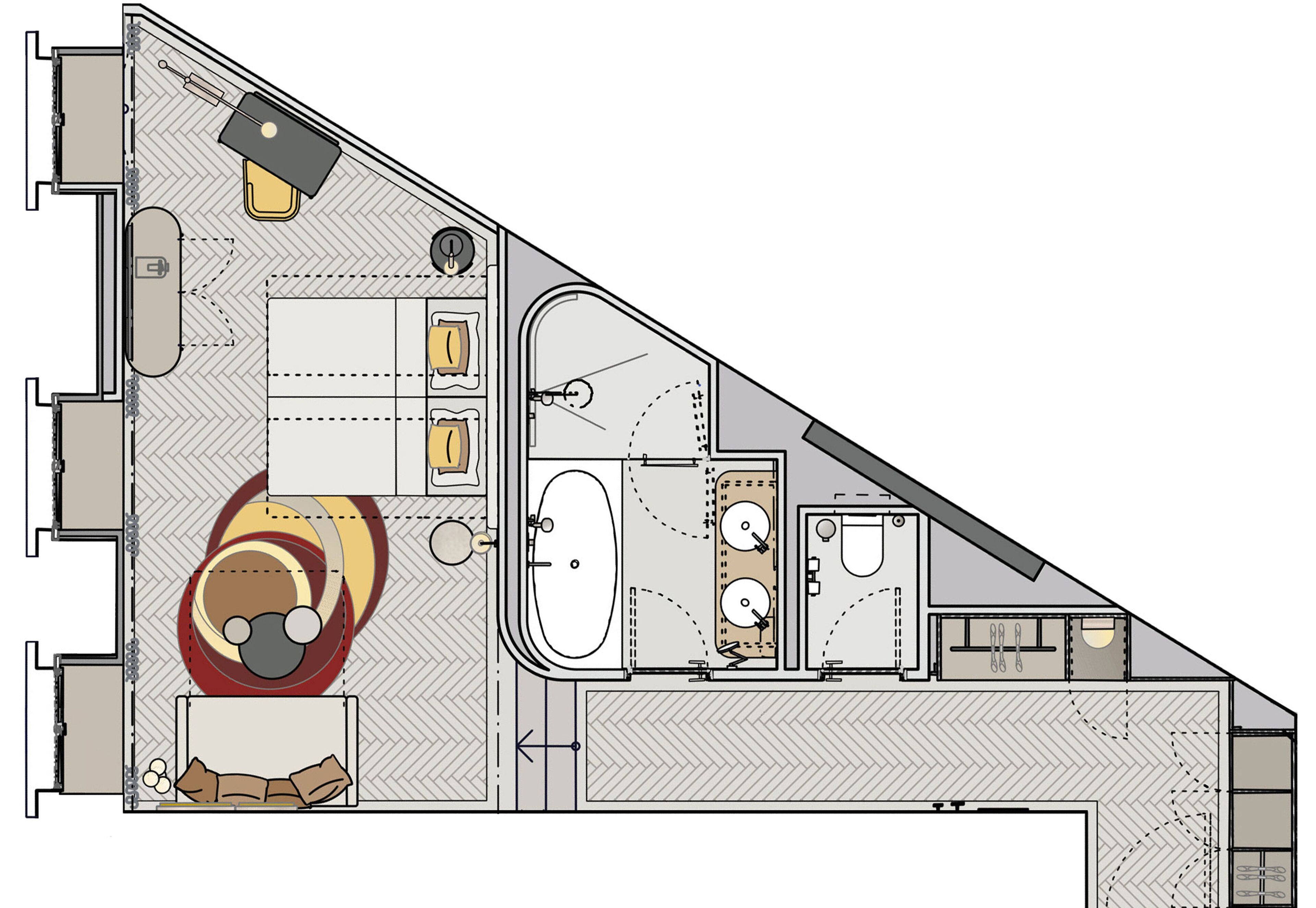 junior suite | 1 bedroom, premium bedding, down duvets, free minibar