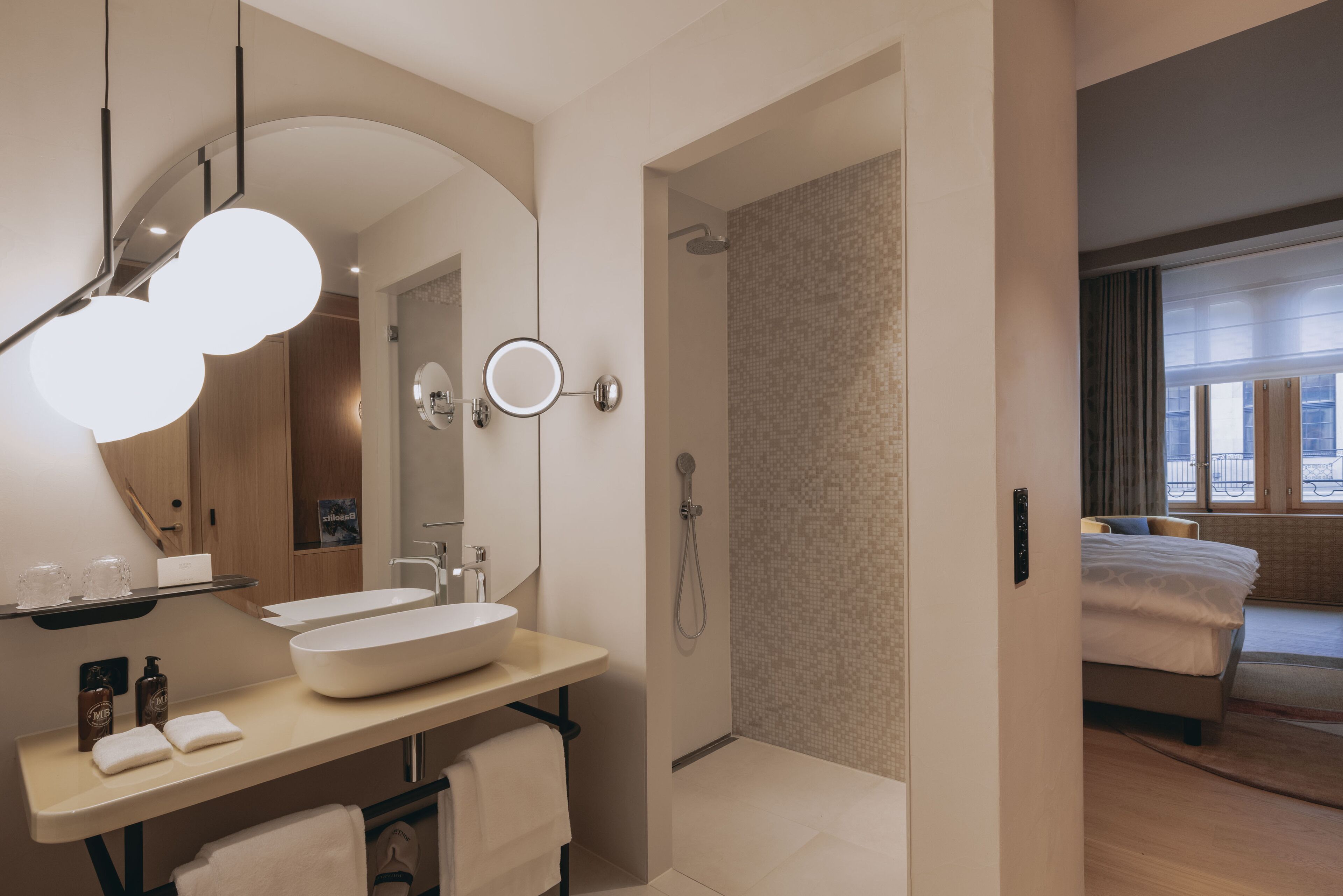 signature room | bathroom | free toiletries, hair dryer, bathrobes, slippers