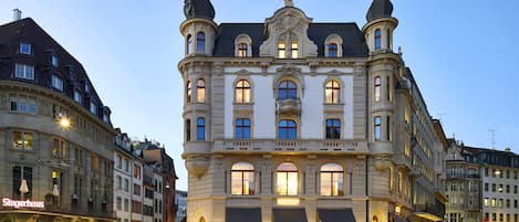 Overnatningsstedets facade