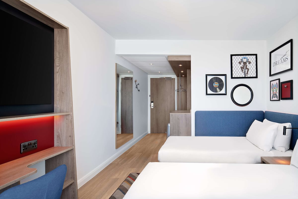 room, 1 queen bed with sofa bed | 1 bedroom, in-room safe, desk, laptop workspace