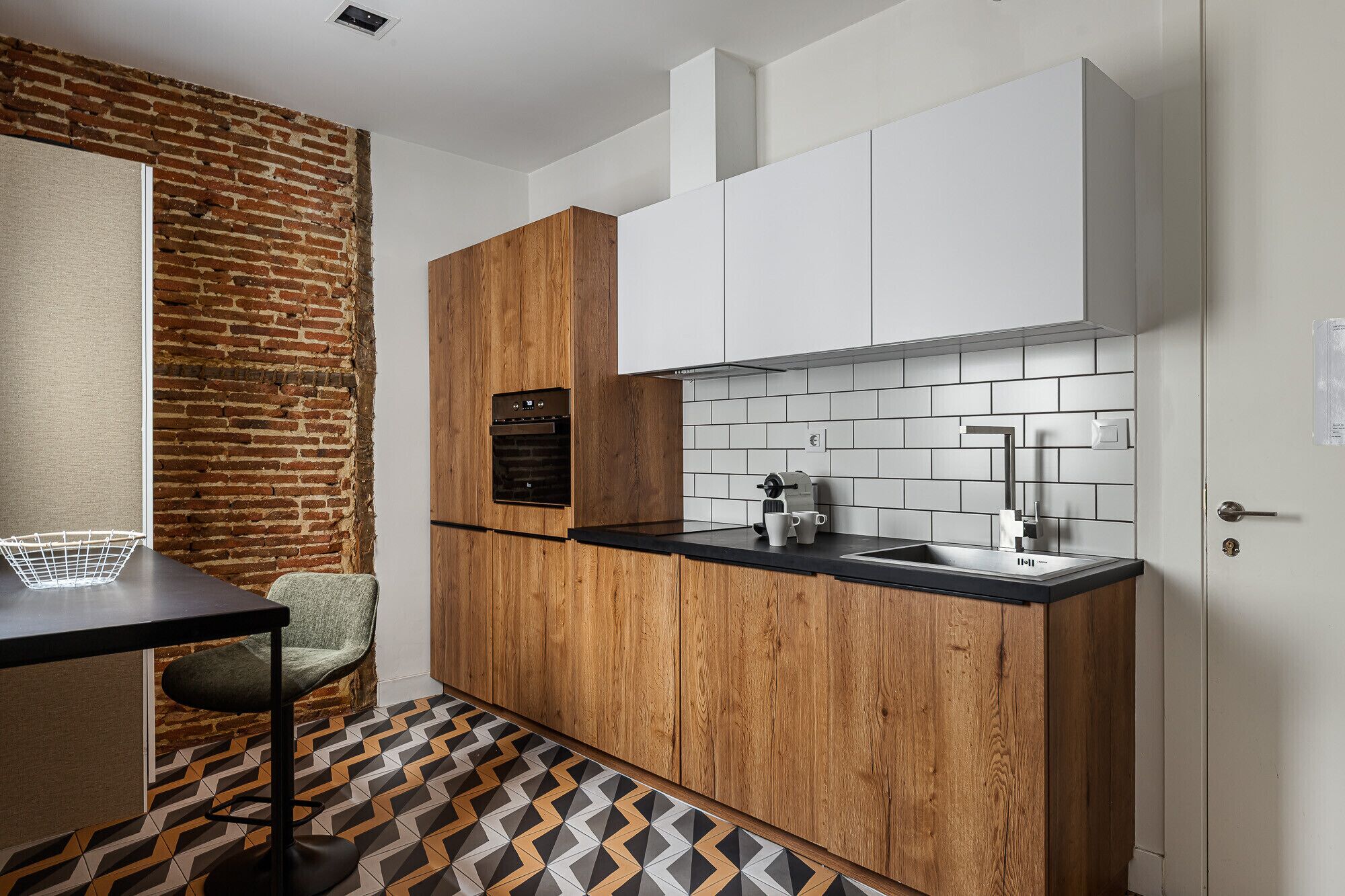 Refrigerador, microondas, horno y lavavajillas 