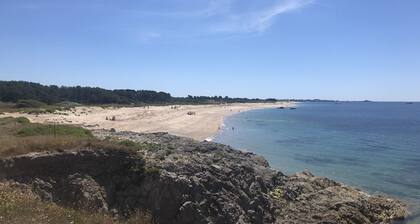 Quiet renovated house near the beach with beautiful garden in Kerdalé