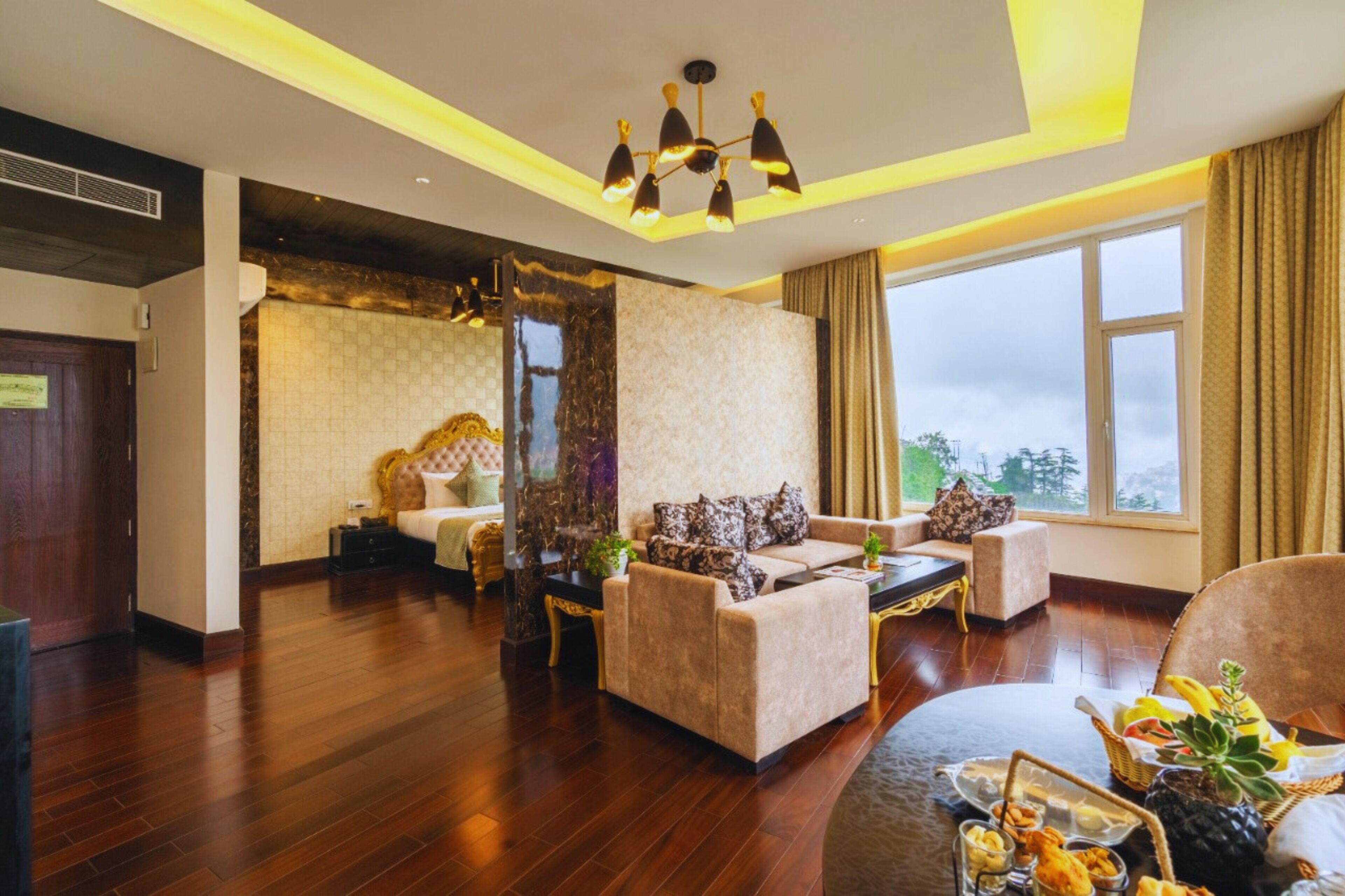 Presidential Suite | Living area | 43-inch TV with cable channels