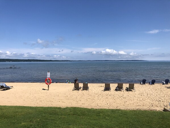 On the beach
