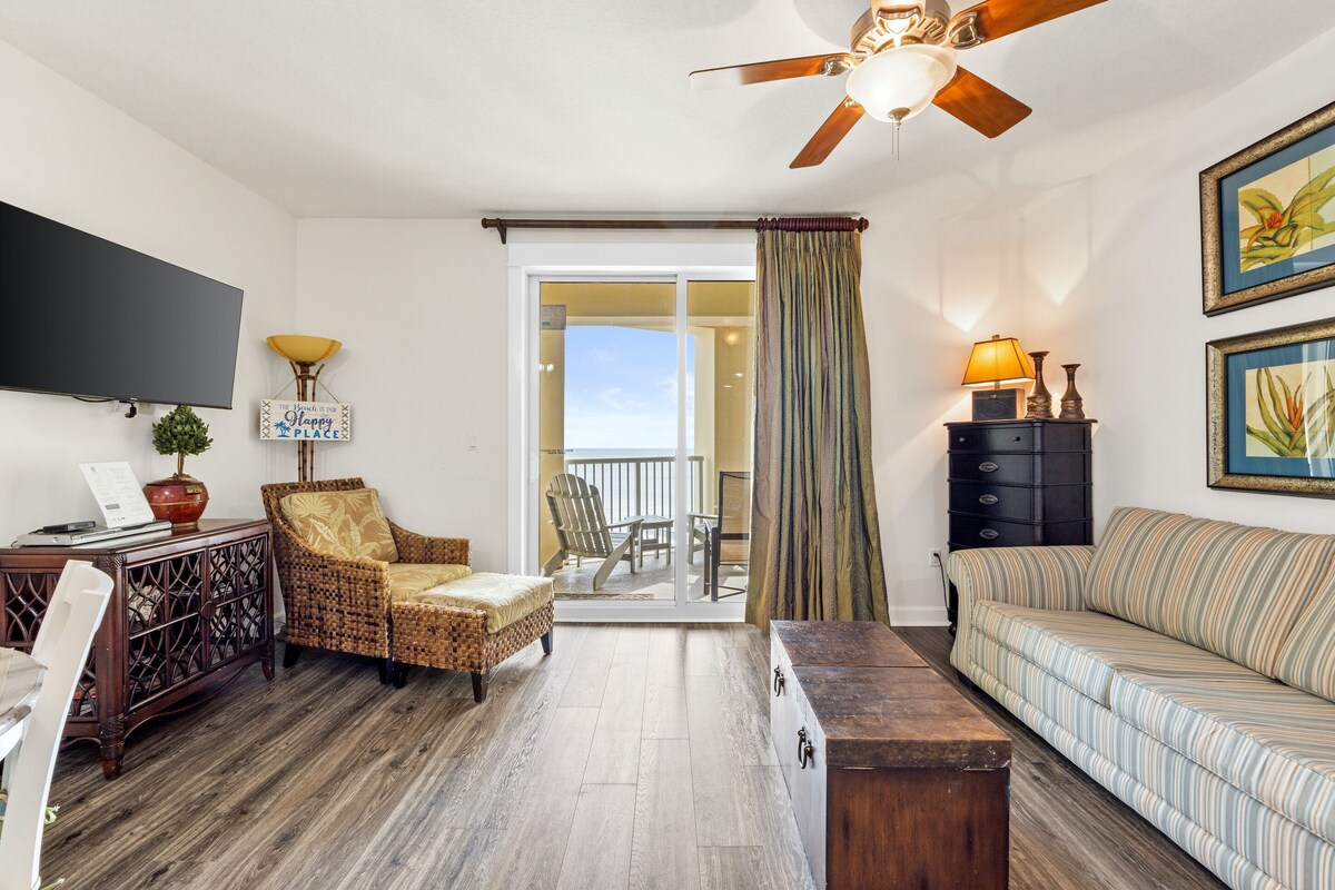 Grand Panama 2-1003 - Free Golf Included! Beachfront, Pools, Hot Tub & More!