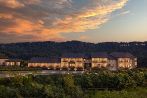 Fachada de la propiedad