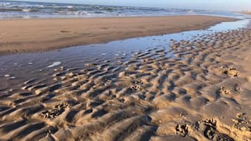 Vlak bij het strand
