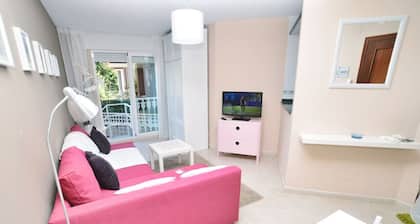 Apto con terraza y piscina - La Barrosa 5603