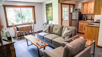 TV connectée, cheminée