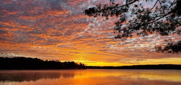 sunrise from deck