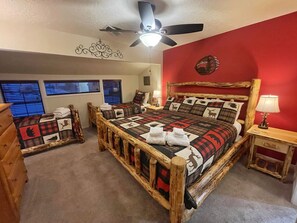 2 bedrooms, desk, iron/ironing board, free WiFi