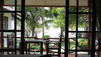 Blick von der Unterkunft