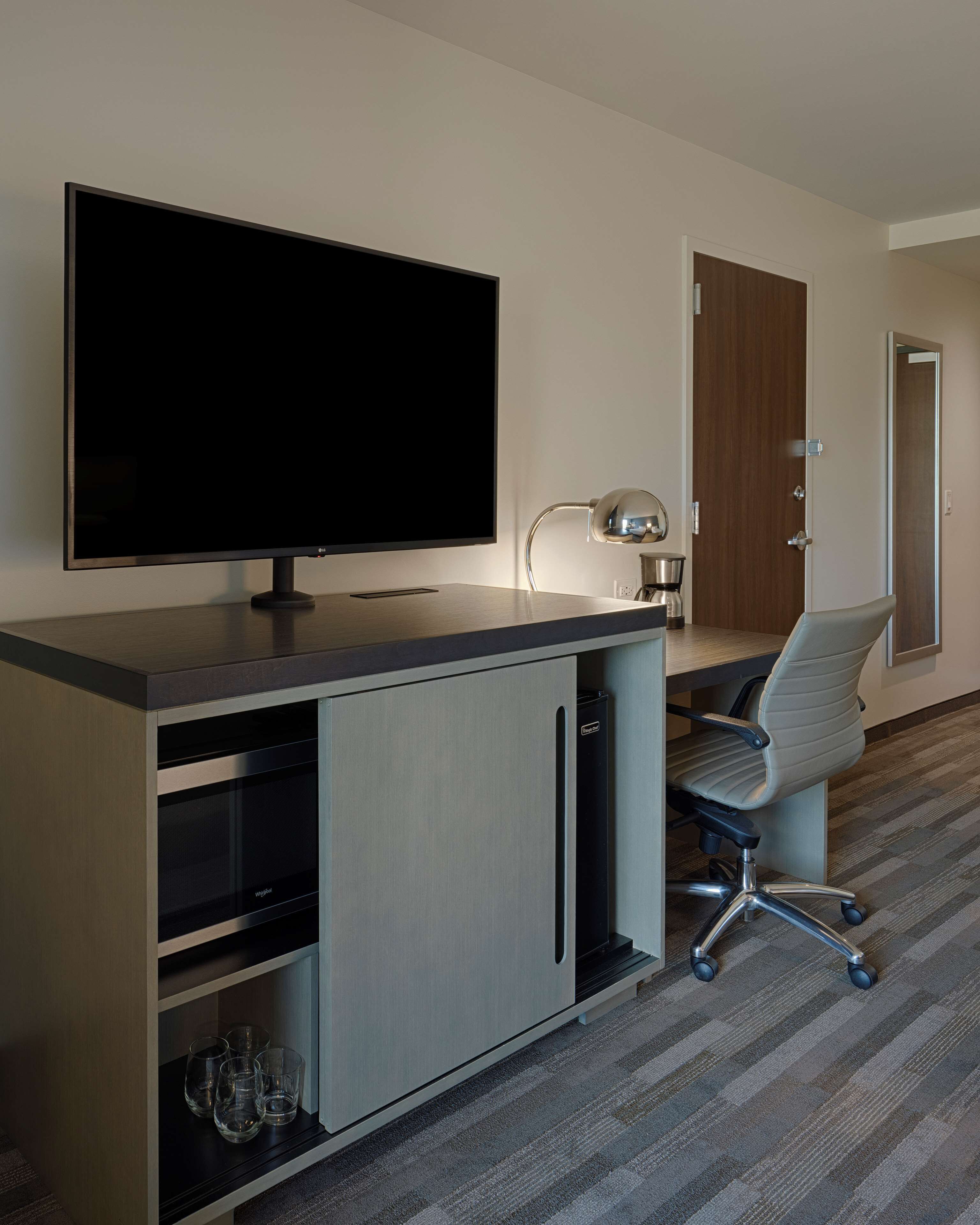 room, 2 queen beds | in-room safe, desk, laptop workspace, blackout curtains