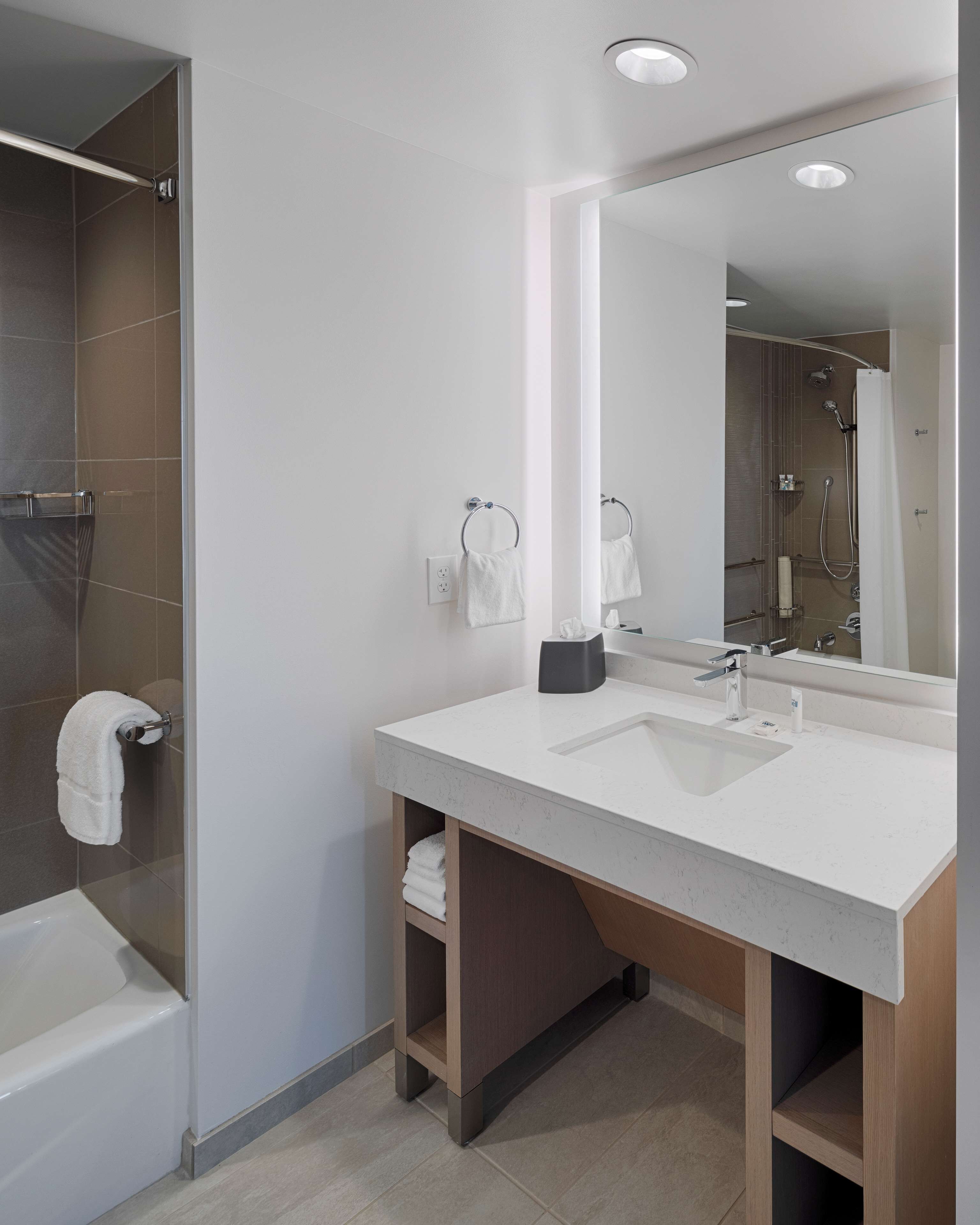 free toiletries, hair dryer, towels, soap