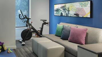 Studio Suite, 1 King Bed with Sofa bed (Bike Fitness Room) | In-room safe, desk, laptop workspace, blackout drapes