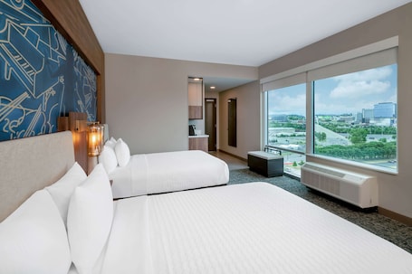 Studio Suite, 2 Queen Beds, Non Smoking | Premium bedding, in-room safe, individually furnished, desk