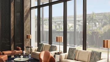Sala de estar en el lobby