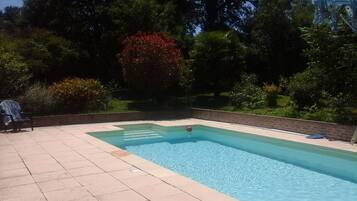 Utomhuspool och uppvÀrmd pool