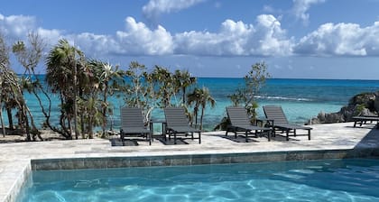 Always Calm Beach. No Estate like this in Exuma! Brand New on protected sand bar
