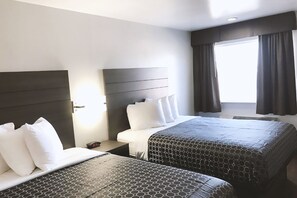 Desk, blackout curtains, iron/ironing board, free WiFi