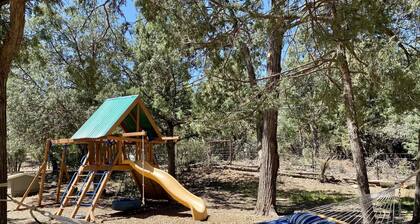 Cabin w/ Outdoor Fun! Firepit, Playset, BBQ & More