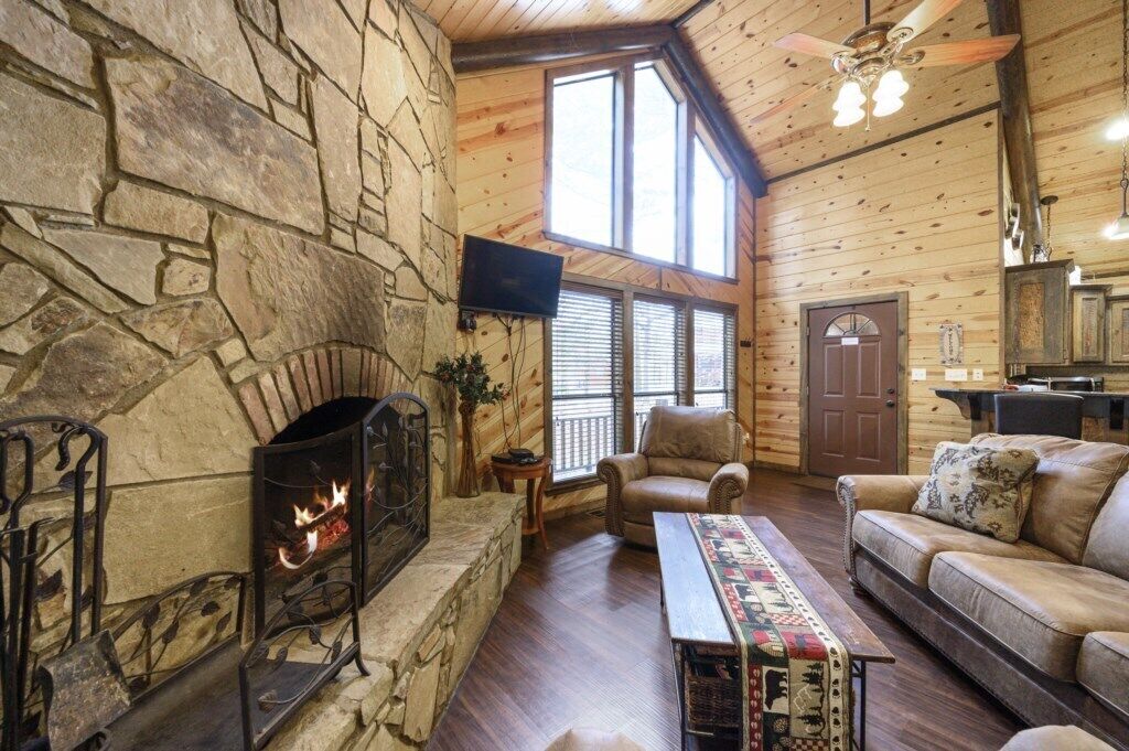 Smart TV, fireplace, DVD player