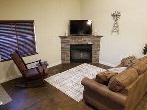 Fireplace - Charis Barn Suite (Whitefish)