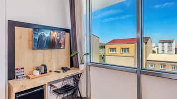 Premium bedding, minibar, in-room safe, desk