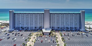 Exterior - Shore To Please!  Beachfront Condo-Great View With Awesome Pool Deck & Tiki Bar (Panama City Beach)