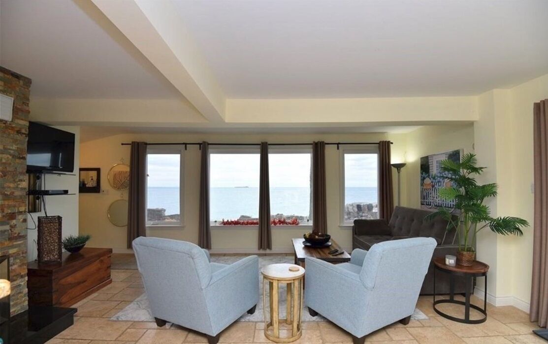 TV connectée, cheminée