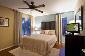 1 habitación, tabla de planchar con plancha, wifi gratis y ropa de cama 
