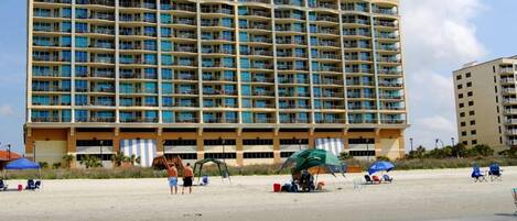 Am Strand, Strandtücher
