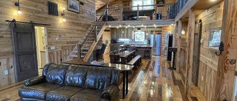 TV connectée, cheminée