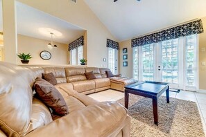 Smart TV, DVD player, video library, stereo