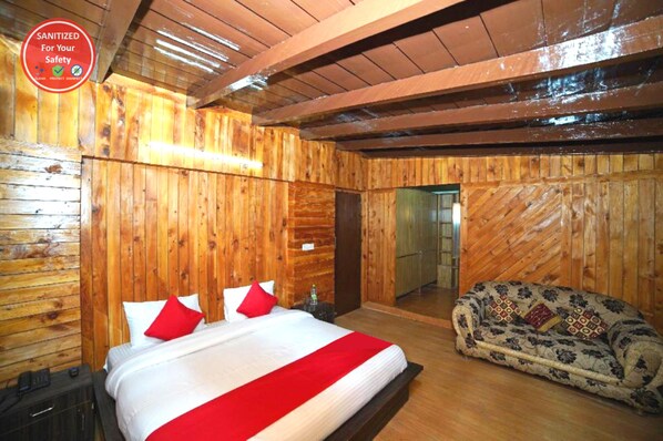 华丽四人房 | 埃及棉床单、高档床上用品、羽绒被、记忆海绵床垫