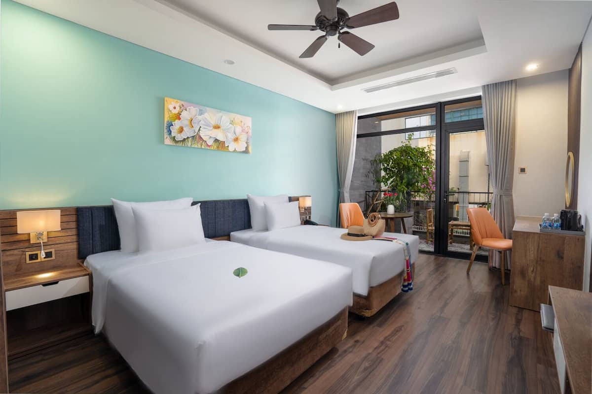 Deluxe Twin Room with Balcony City View | View from room