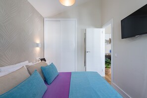 1 habitación y ropa de cama