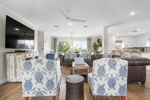 Smart TV, video games, books, stereo