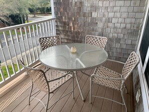 Outdoor dining - Bay Creek Getaway + Pool + Game Rm + Bikes + Beach (Cape Charles)