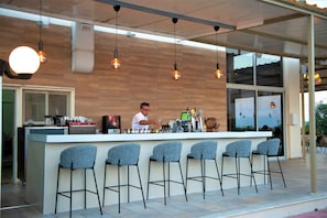 Poolside bar