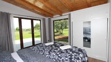 Casa, 2 habitaciones, balcón, vista al jardín | Vista al jardín